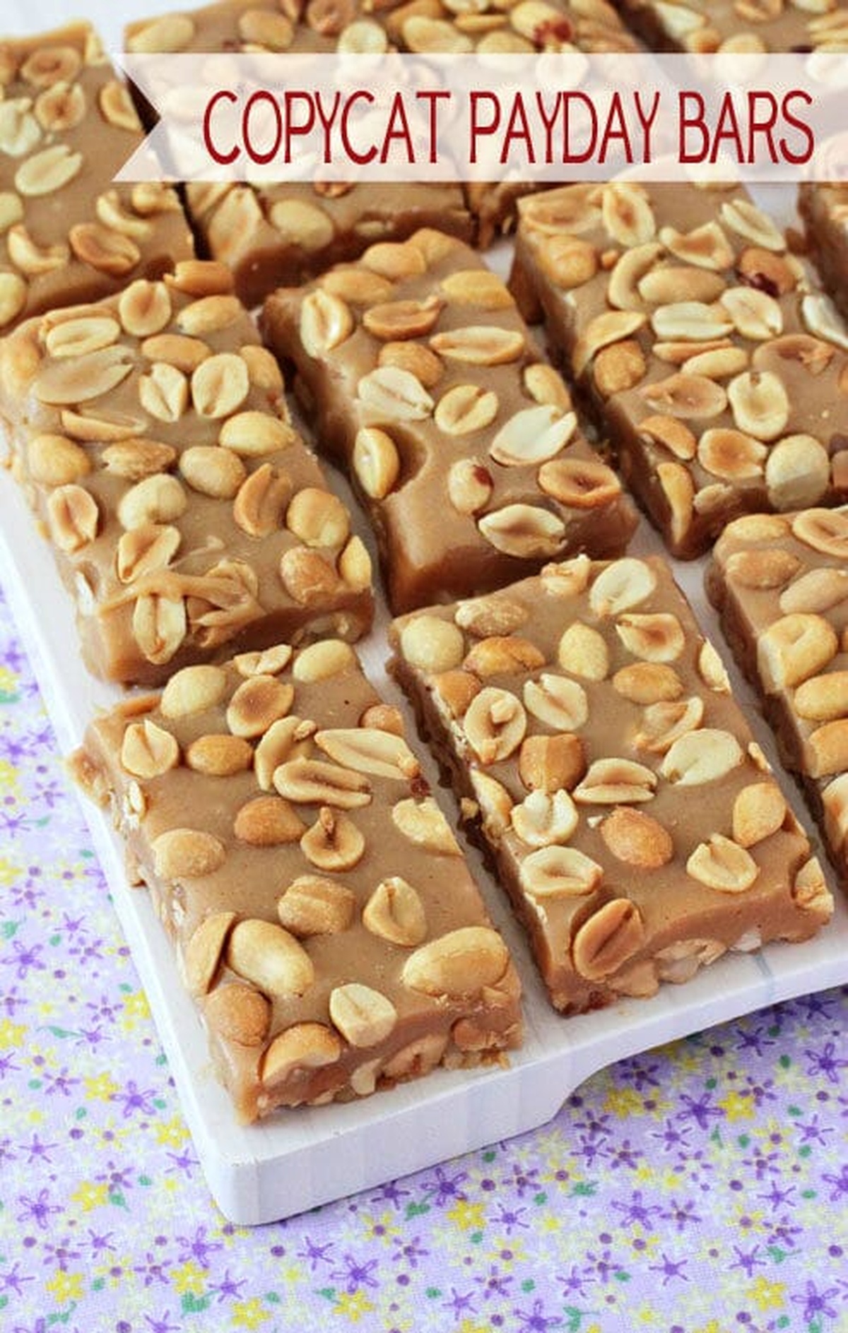 Irresistible Copycat Payday Candy Bars Recipe