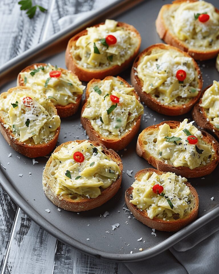 Irresistible Artichoke Crostini Recipe