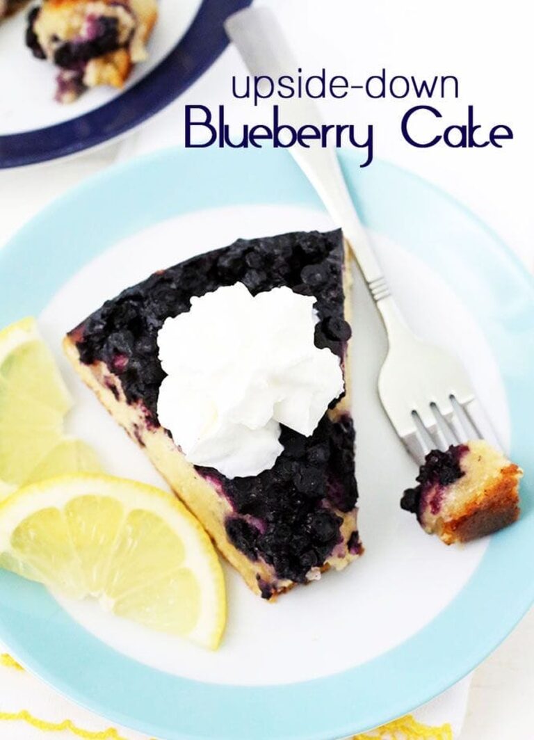 Delectable Lemon Blueberry Upside-Down Cake Recipe