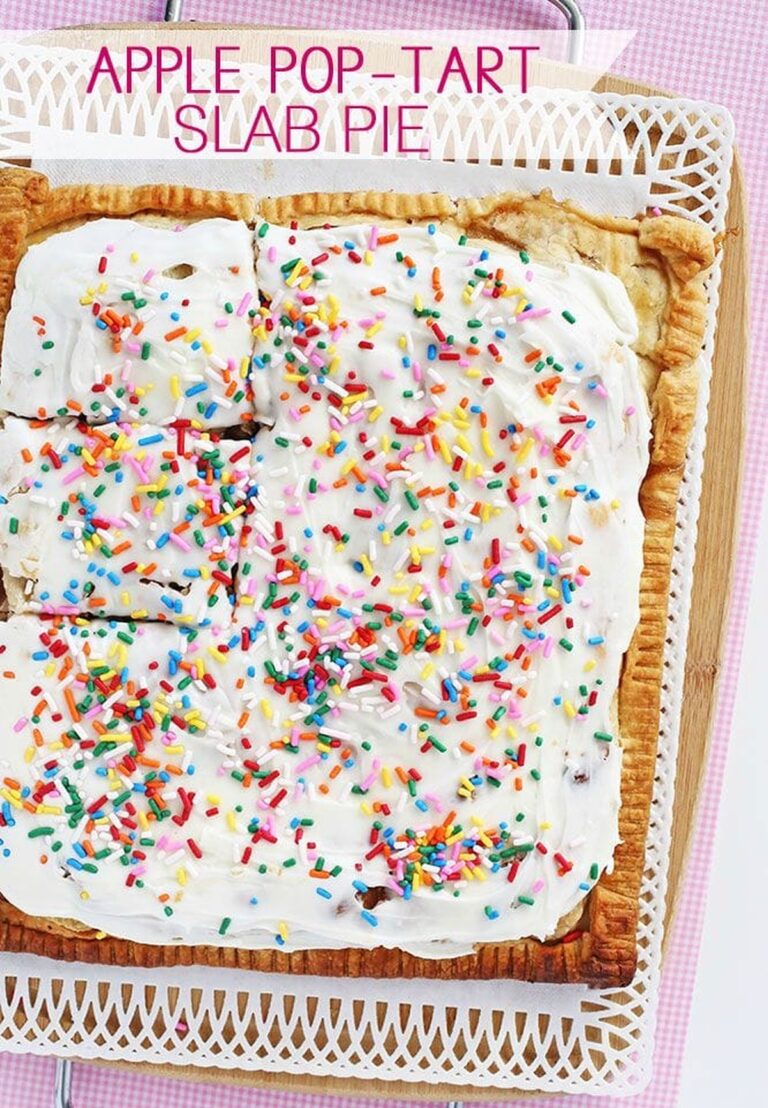 Delectable Apple Pop Tart Slab Pie Recipe