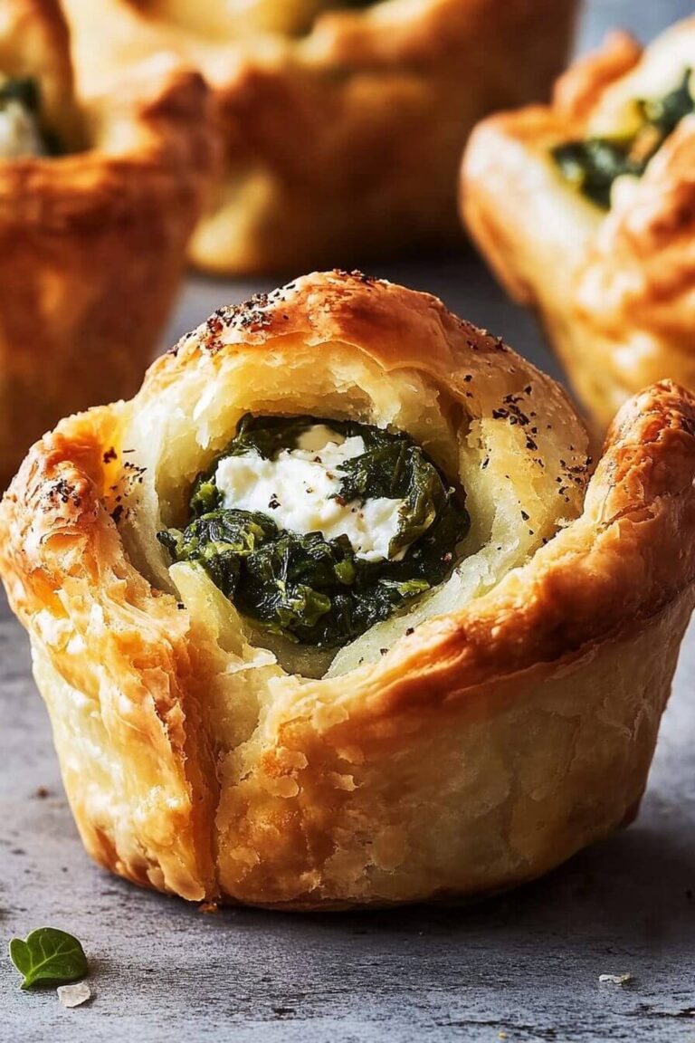 Crispy Spinach Cream Cheese Puffs Recipe