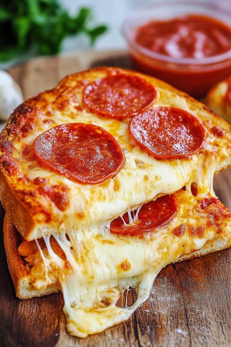 Gooey Pizza Grilled Cheese Recipe