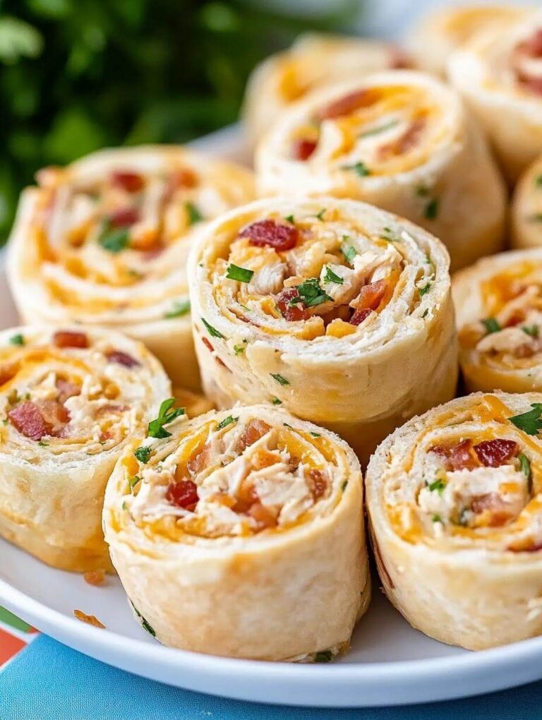 Irresistible Chicken Bacon Ranch Pinwheels Recipe