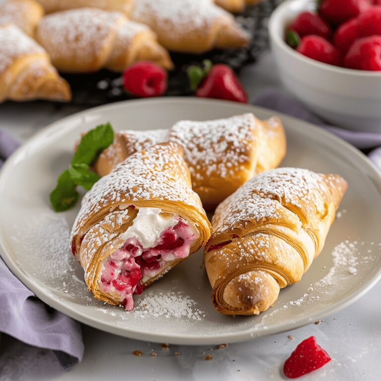 Delectable Strawberry Cheesecake Crescent Rolls Recipe