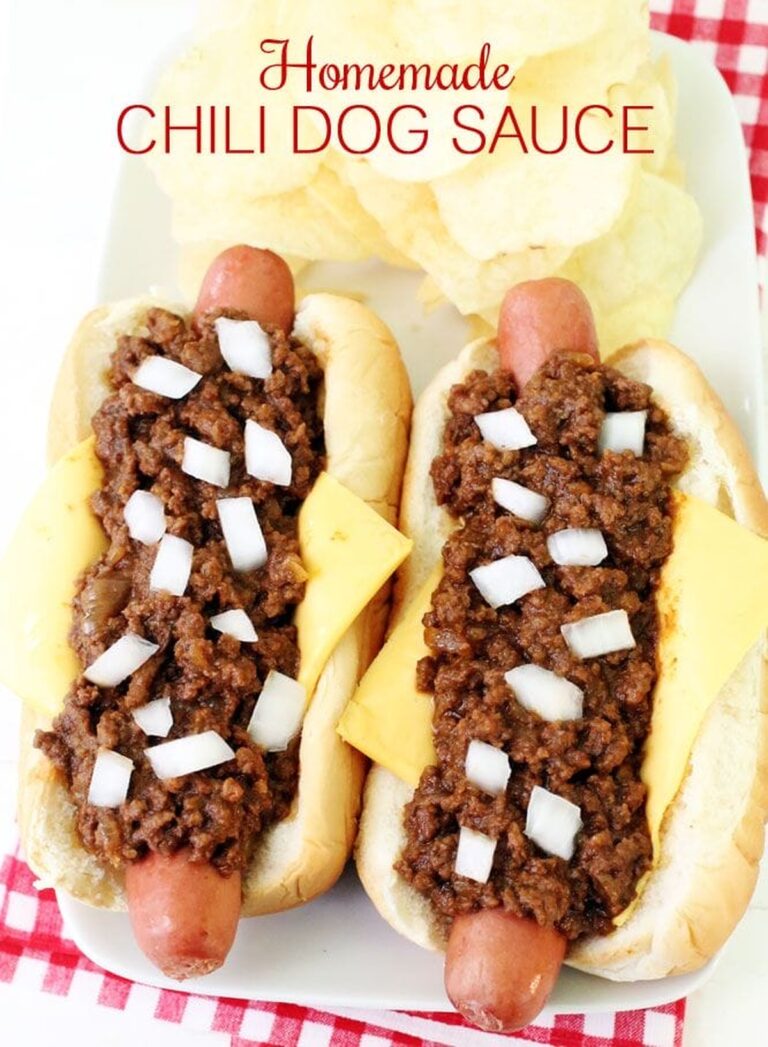 Savory Chili Dog Sauce Recipe