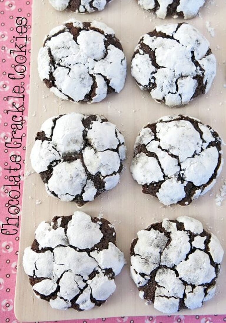 Decadent Chocolate Crackle Cookies Recipe