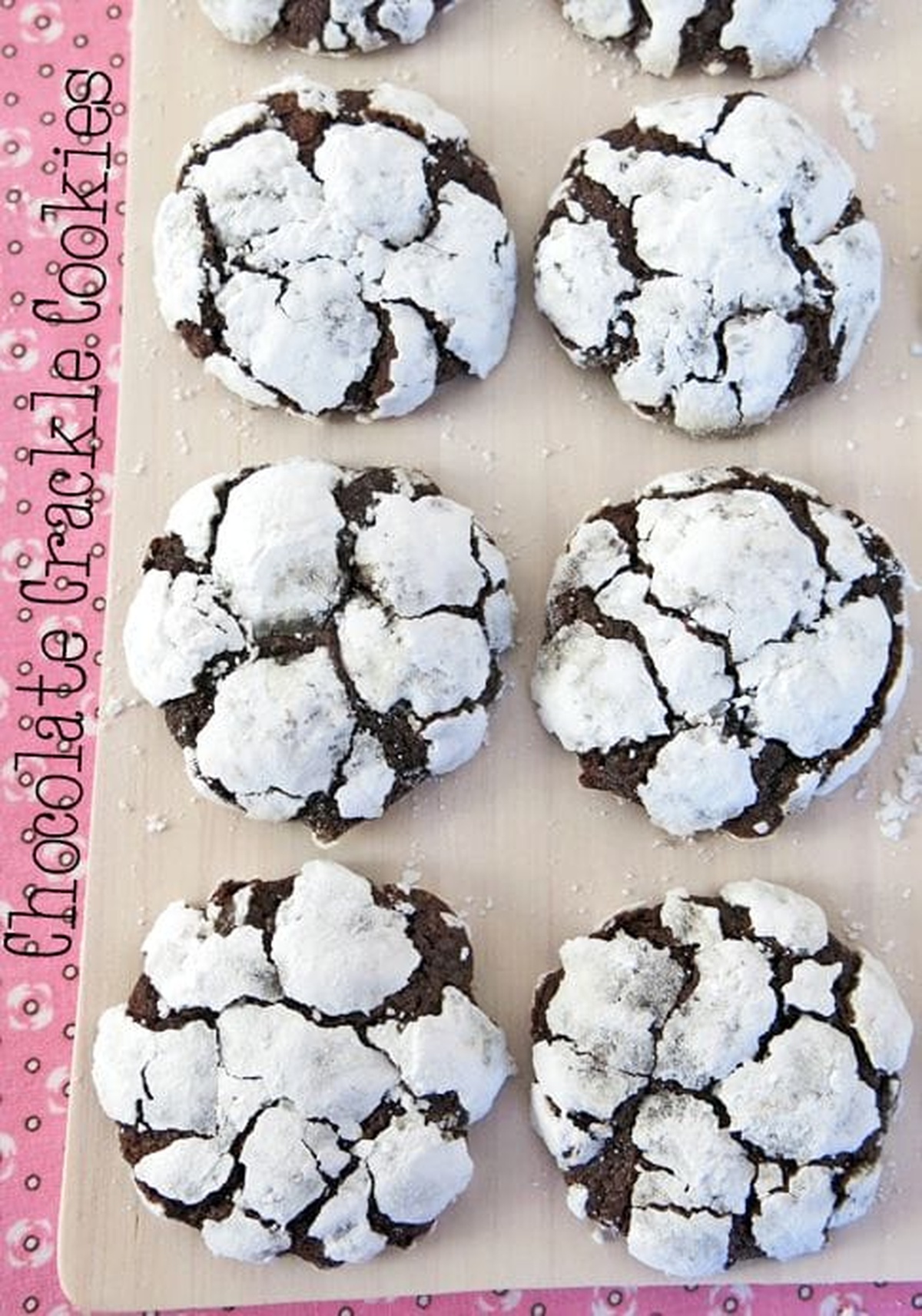 Decadent Chocolate Crackle Cookies Recipe