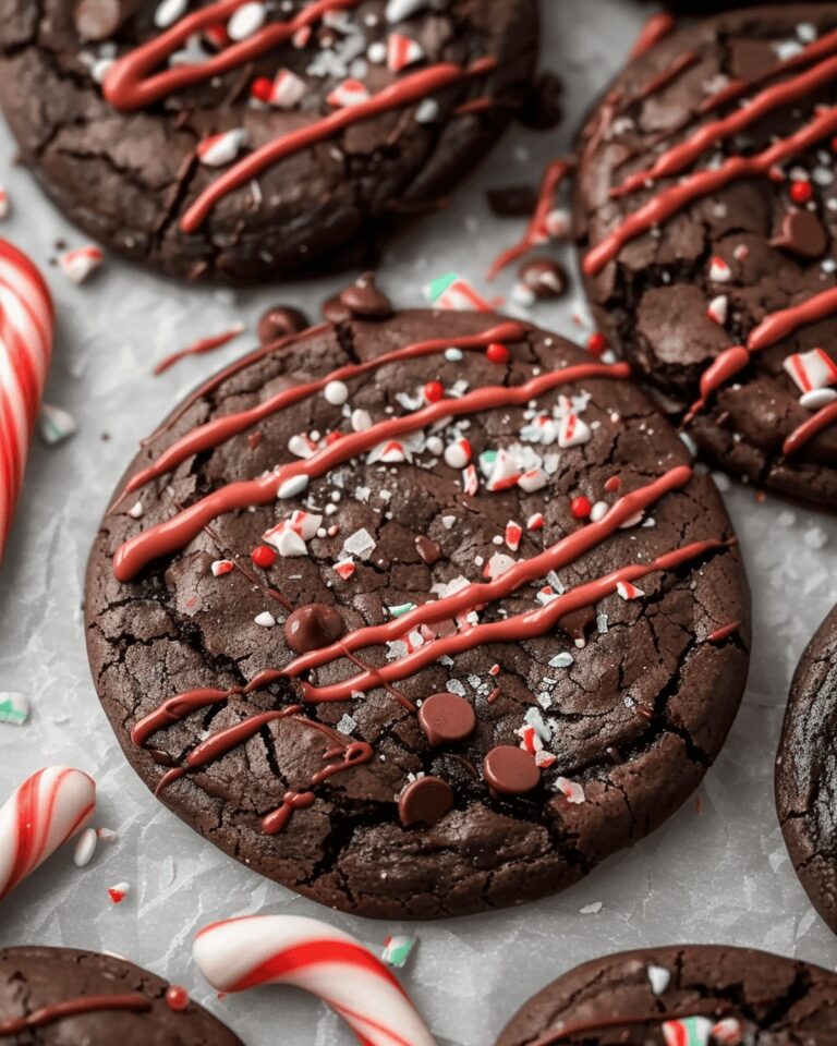 Decadent Chocolate Peppermint Brownie Cookies Recipe