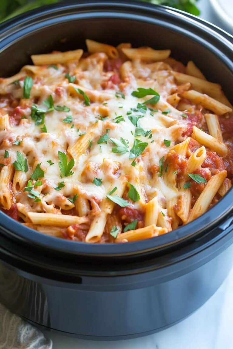 Ultimate Slow Cooker Baked Ziti Recipe