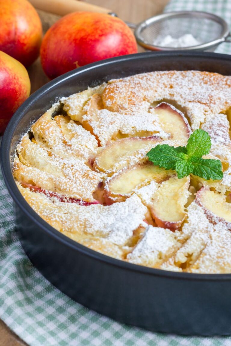 Rustic Peach Clafoutis Recipe