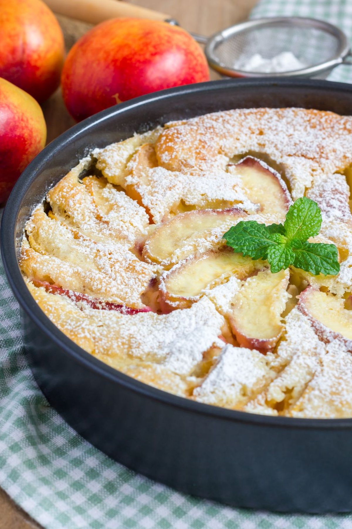 Rustic Peach Clafoutis Recipe
