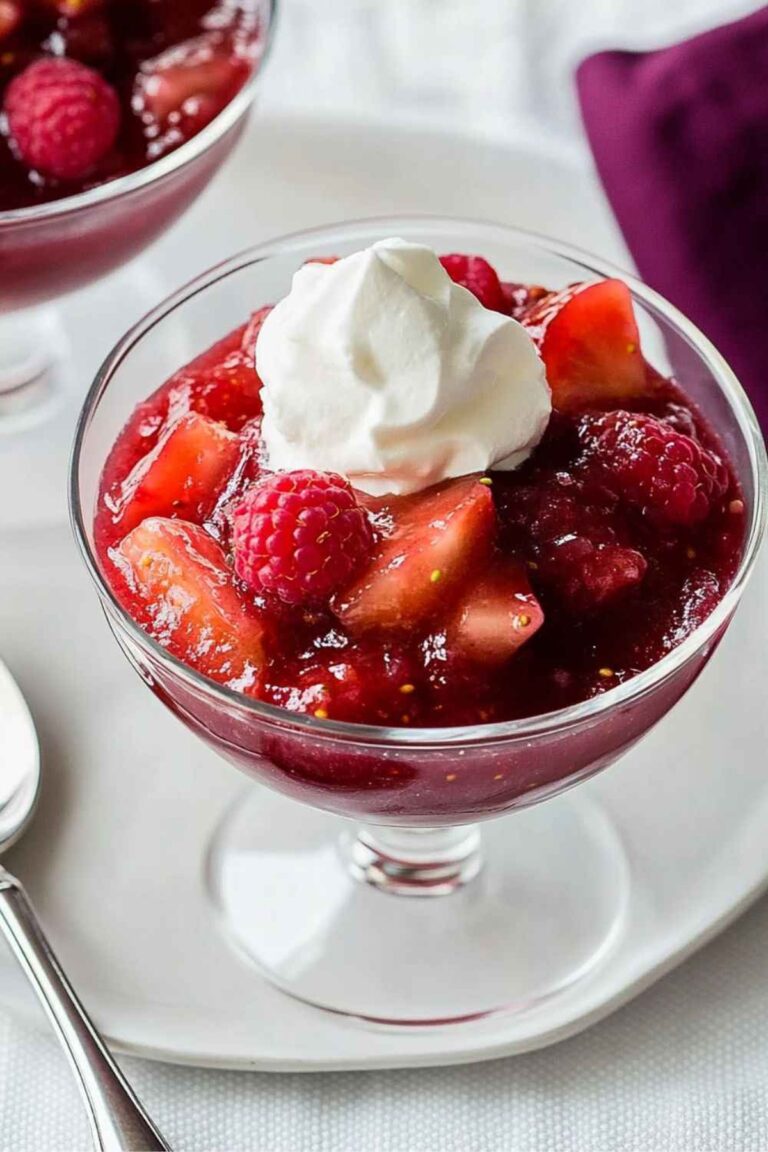 Barefoot Contessa Stewed Rhubarb & Red Berries Recipe
