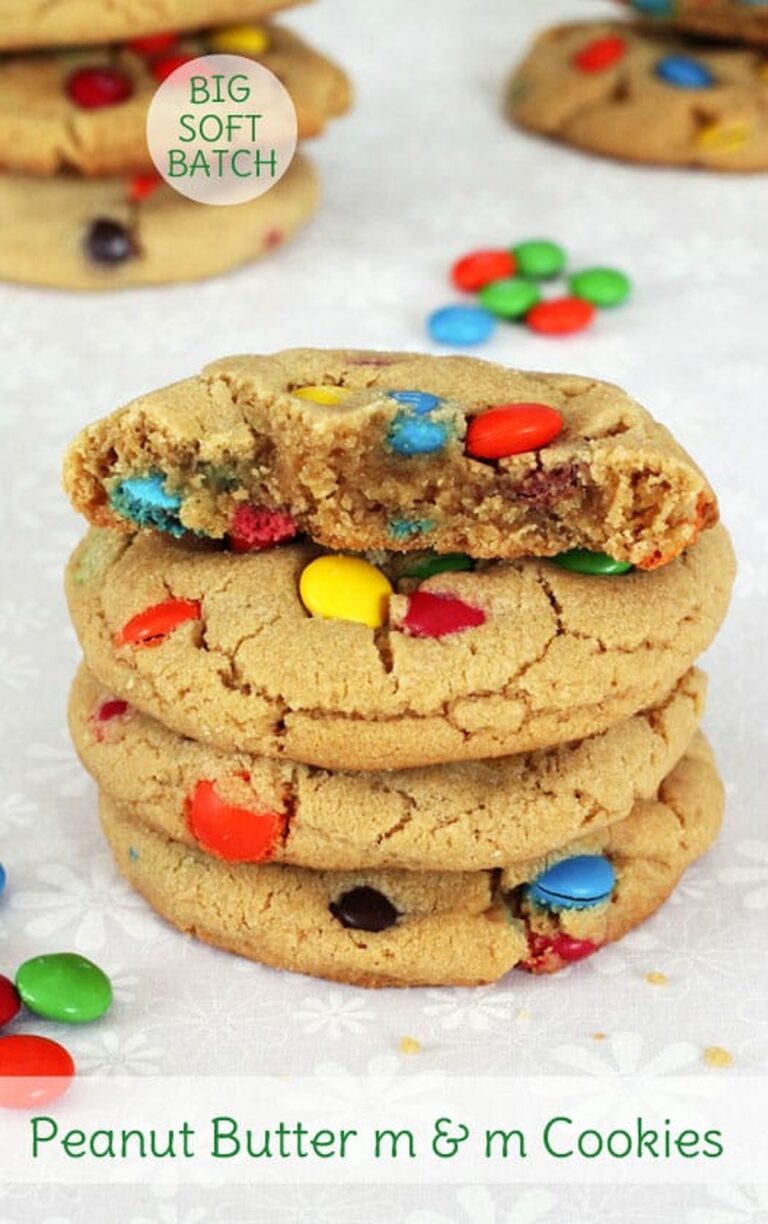 Irresistible Batch Peanut Butter M&M Cookies Recipe