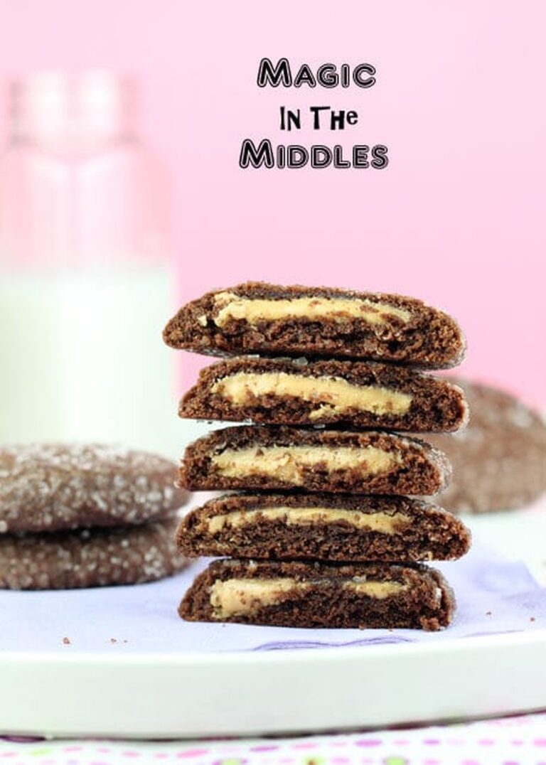 Decadent Chocolate Peanut Butter Magic In The Middles Recipe