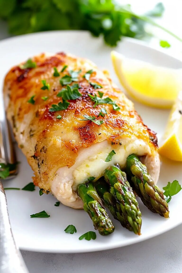 Elegant Keto Asparagus Stuffed Chicken Breast Recipe