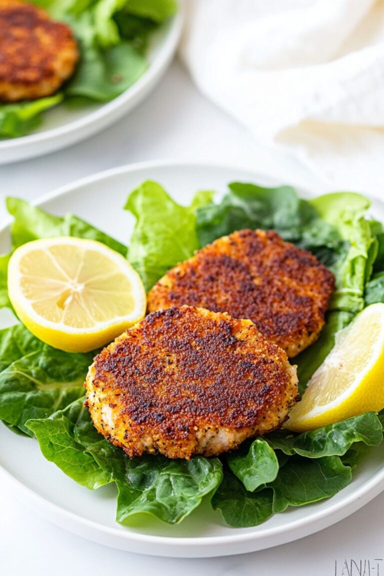 Crispy Keto Salmon Patties Recipe