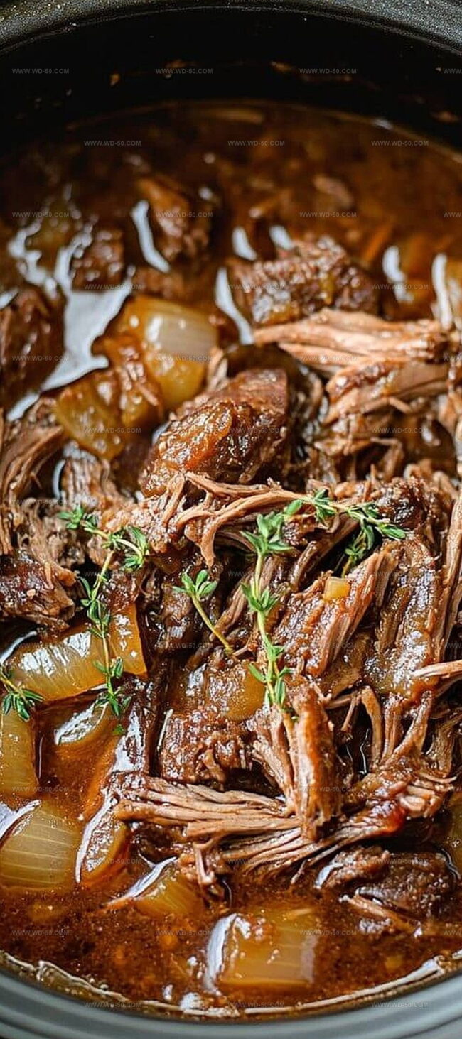 Ingredients for Slow Cooker Amish Pot Roast