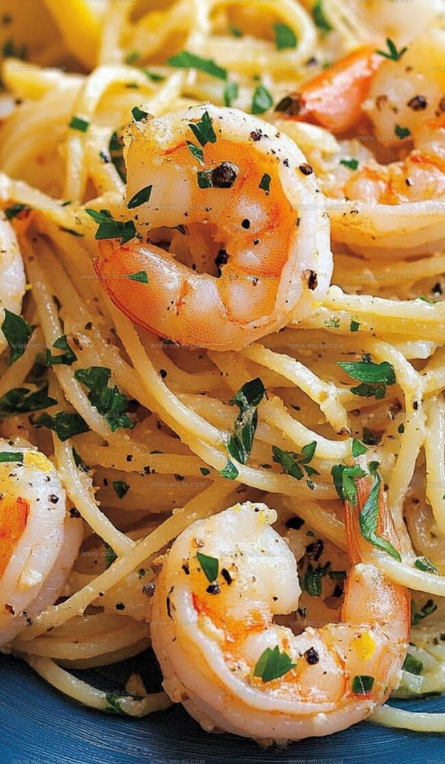 Smart Storage for Linguine with Shrimp Scampi