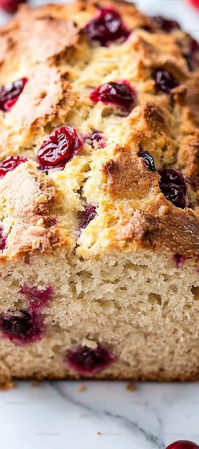 Cranberry Orange Bread with Simple Glaze Ingredients