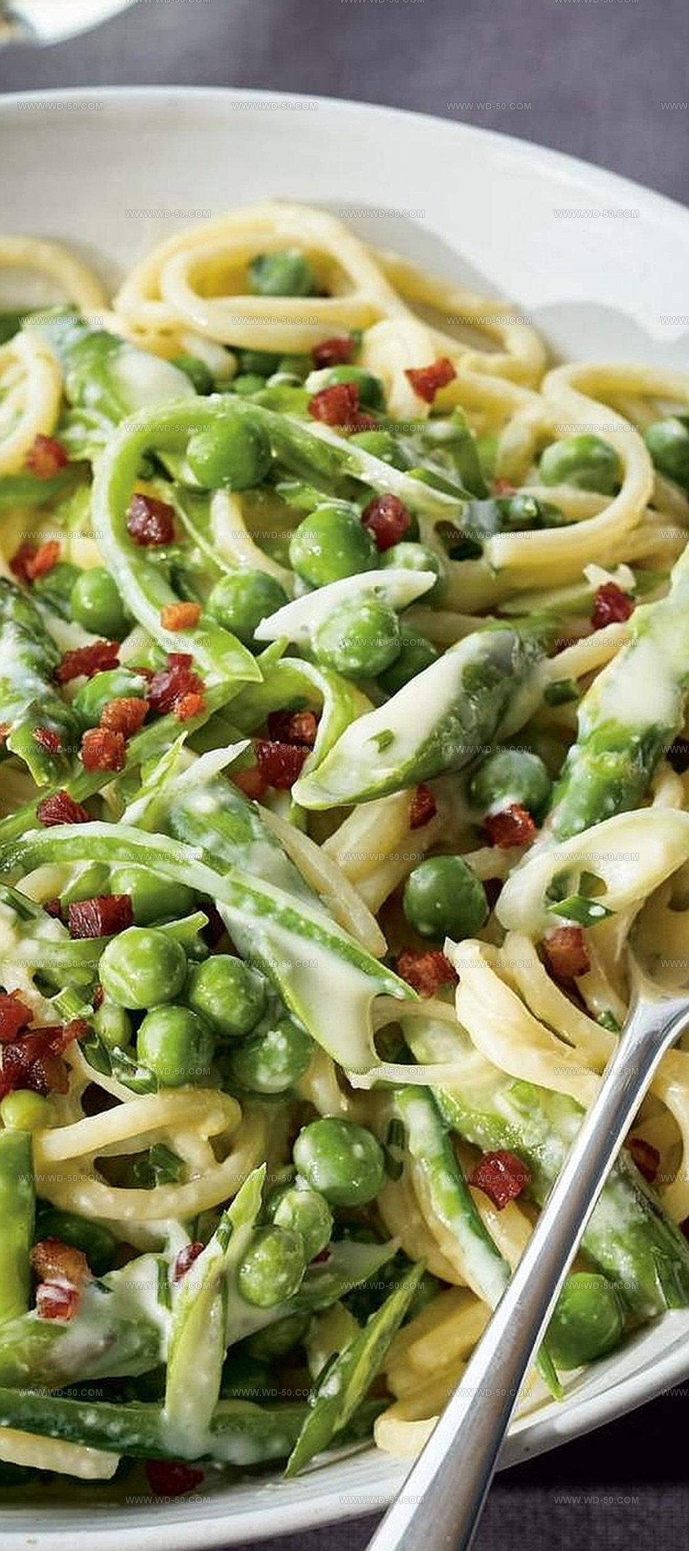 Ina Garten’s Spring Green Spaghetti Carbonara Recipe for Seasonal