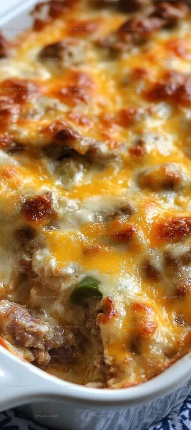 Ingredients for Low-Carb Bacon Cheeseburger Casserole