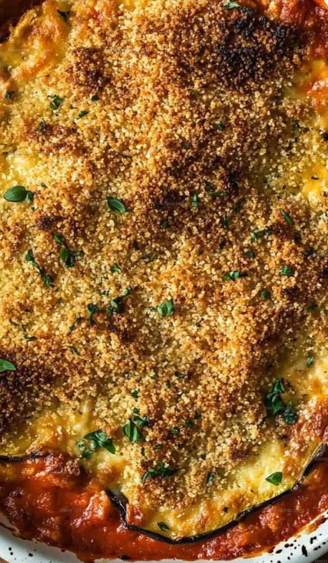 Clever Storage for Roasted Eggplant Parmesan