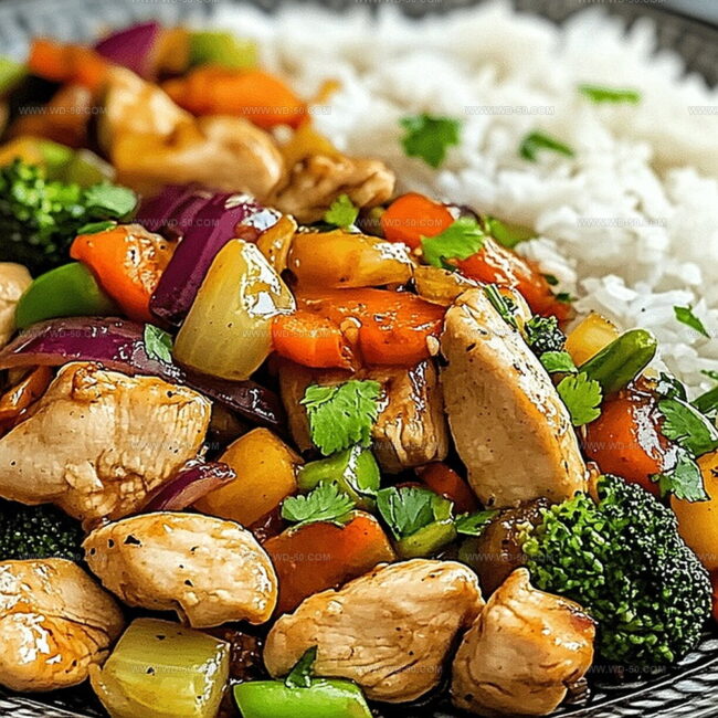 Why Garlic Chicken & Veggie Stir-Fry With Rice Is A Winner