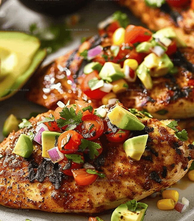 Instructions for Fiesta Chicken with Avocado Salsa