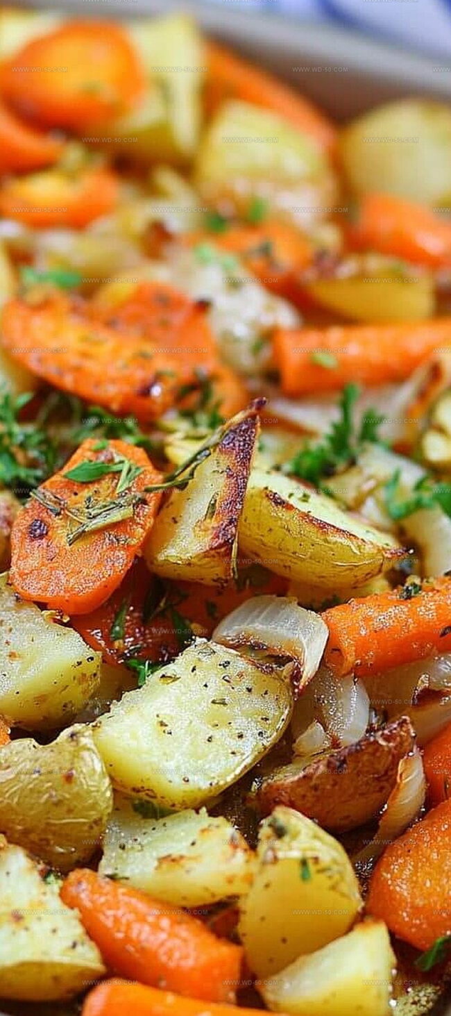 Ingredients for Roast Carrots, Potatoes & Onions