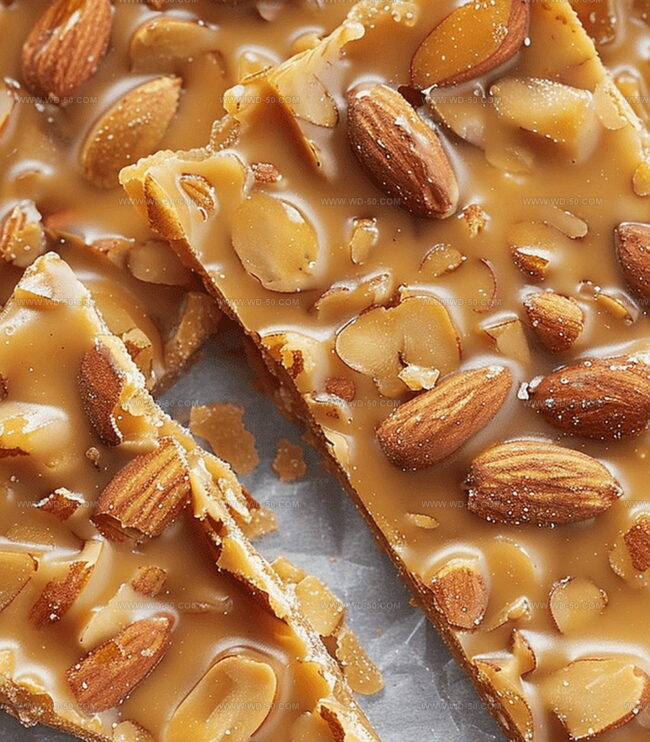 How to Cook and Cool Toasted Almond Brittle at Home