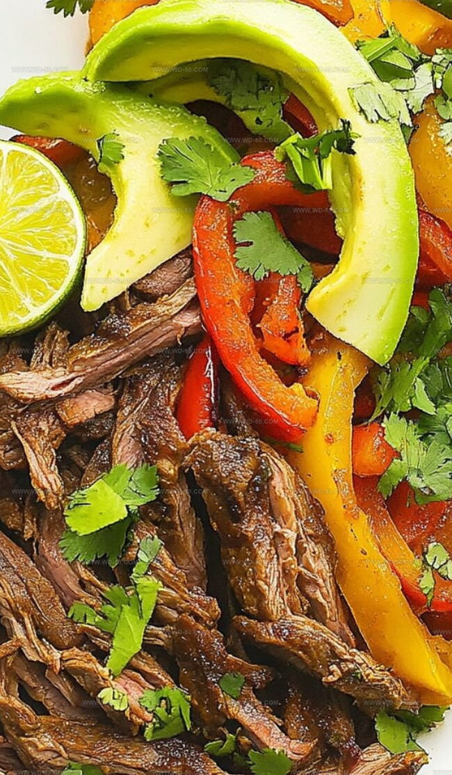 Plating and Serving Low Carb Keto Instant Pot Fajitas