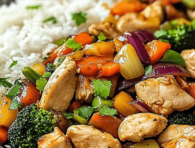 Tips For Cooking Garlic Chicken & Veggie Stir-Fry With Rice